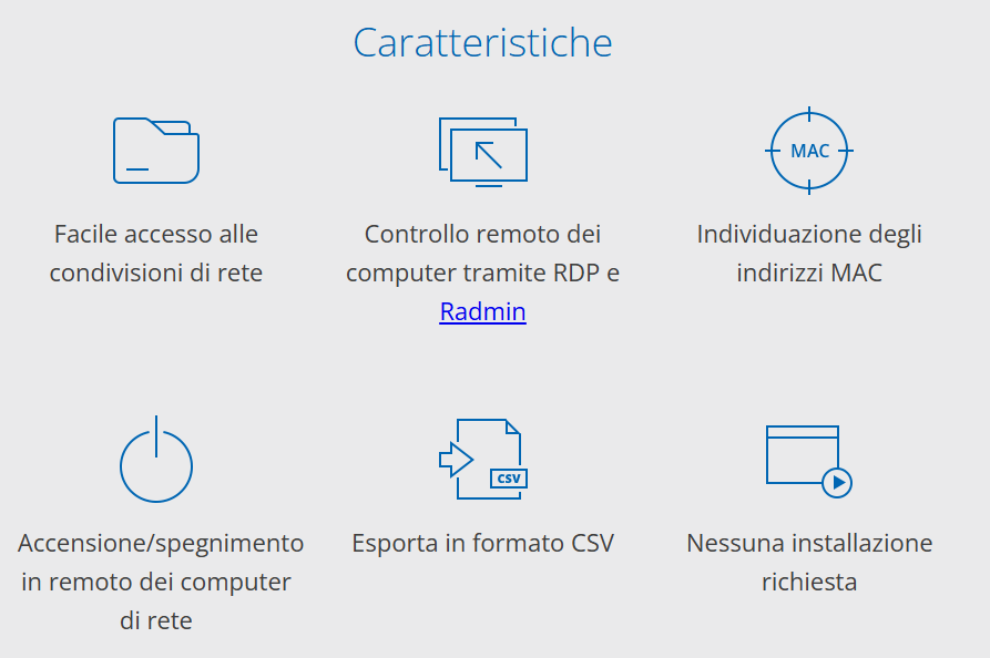 Screenshot di Advanced IP Scanner