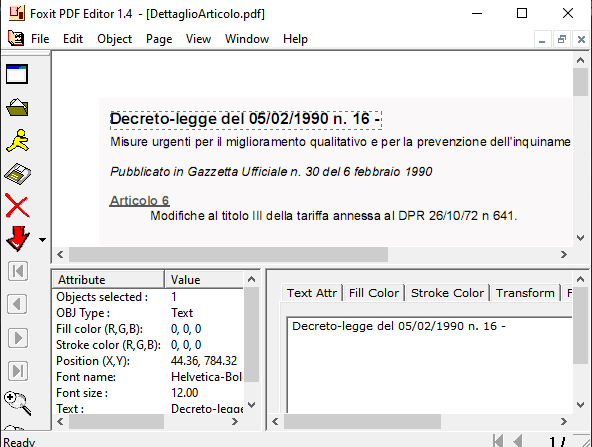 Screenshot di PDF Edit