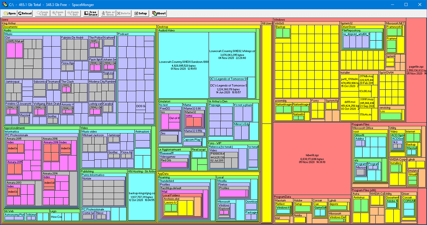 Screenshot di Spacemonger